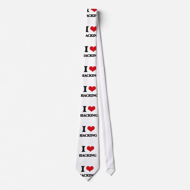 Corbata Amo el cortar (Anverso)