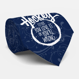 Corbata Amo el hockey