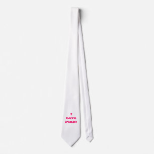 Corbata Amo el rosa