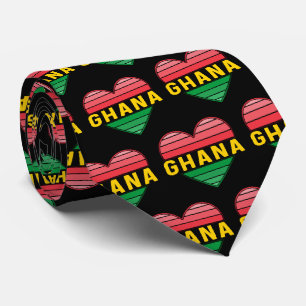 Corbata Amo Ghana, Corazón Ghanés