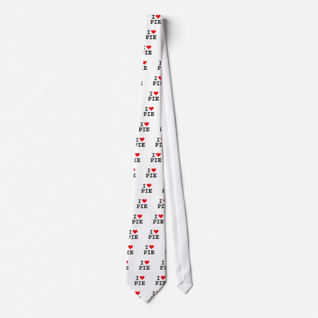 Corbata Amo la empanada (las letras negras) (Anverso)