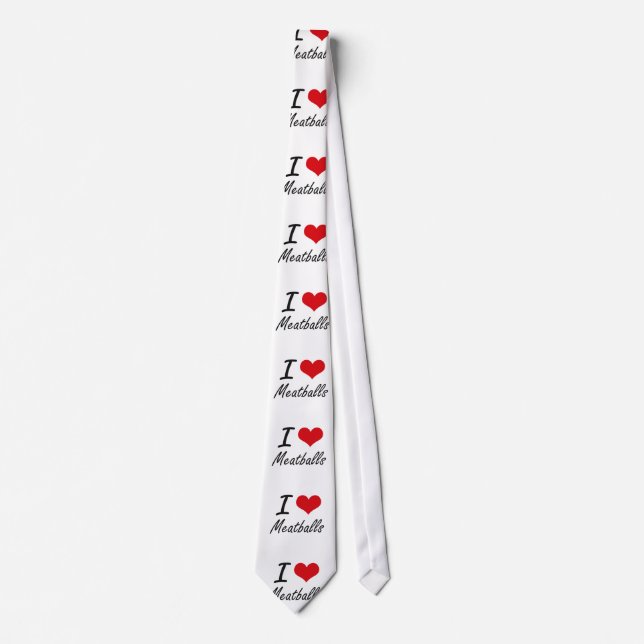 Corbata Amo Las Bolas De Carne (Anverso)