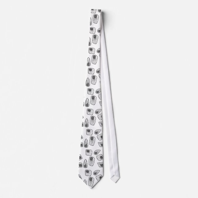 Corbata Amoeba Tie Abstracto (Anverso)