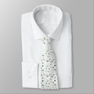 Corbata Amor a las plantas - Verde