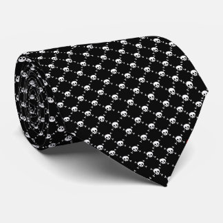 Corbata Amor, cráneo y huesos