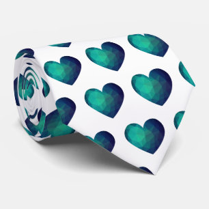 Corbata Amor del corazón azul