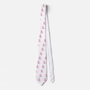 Corbata Amor en Rosa (Kanji)