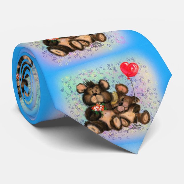 Corbata Amor verdadero (Enrollado)