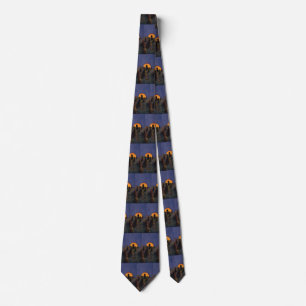Corbata Amor y romance vintage, beso de luna de cosecha