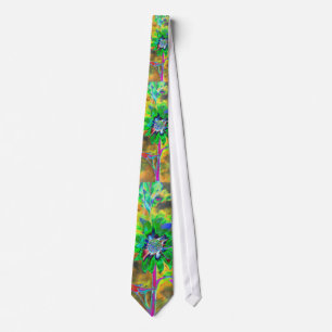 Corbata Amortiguador verde dorado   funky retro