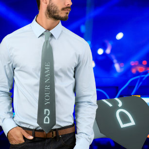 Corbata Añadir el conjunto de nombres Dj Deejay Neck Tie