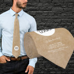 Corbata Añadir tu promoción de Personalizado de logotipos<br><div class="desc">Añade tu logotipo Personalizado Texto Rústico Beige Asociado al cuello. Fondo rústico beige y texto blanco. Inserte su logotipo en la plantilla y personalizar el texto,  el nombre de la empresa,  la dirección y la información de contacto. Promoción o entrega de negocios para sus clientes y socios comerciales.</div>