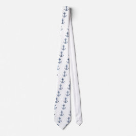Corbata Ancla de los azules marinos