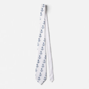 Corbata Ancla de los azules marinos