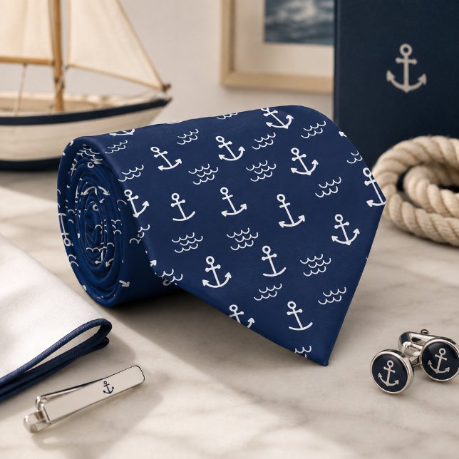 Corbata Ancla de Marina Clásica  (Subido por el creador)