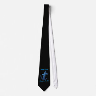 Corbata Anclado en él escritura