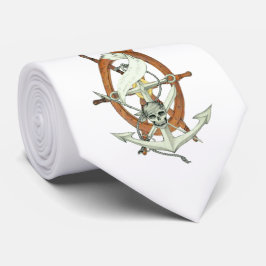 Corbata Anclaje de Barco Pirata de Calavera