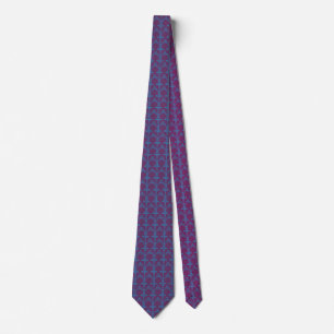 Corbata Anclas azules en morado 2