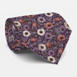 Corbata Anémona Personalizada Bodas Lavanda Malva