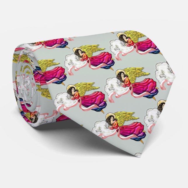 Corbata Ángel de la Paz y la Armonía (Enrollado)