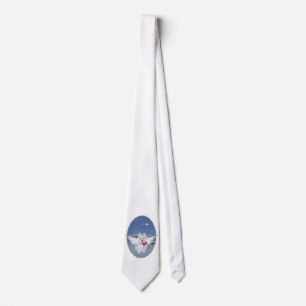 Corbata Ángel de Navidad Westie
