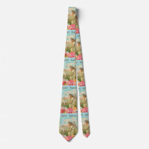 Corbata ángel de Pascua feliz