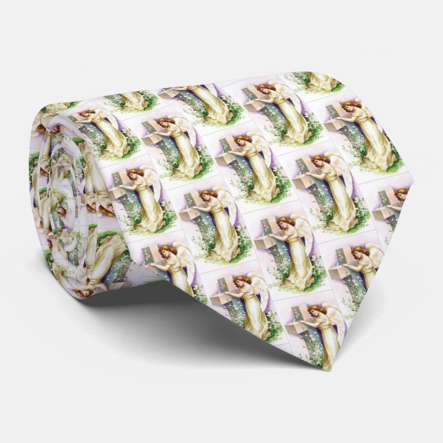 Corbata Ángel Hermoso Y Cruz (Enrollado)