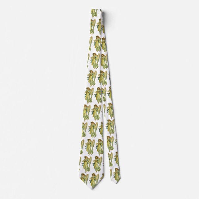 Corbata Ángel Navidades victorianos, Gloria en Excelsis De (Anverso)