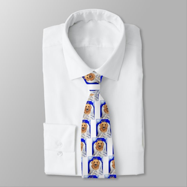 Corbata Angel Retriever Dorado (Atado)