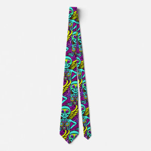 Corbata ángel sicodelico