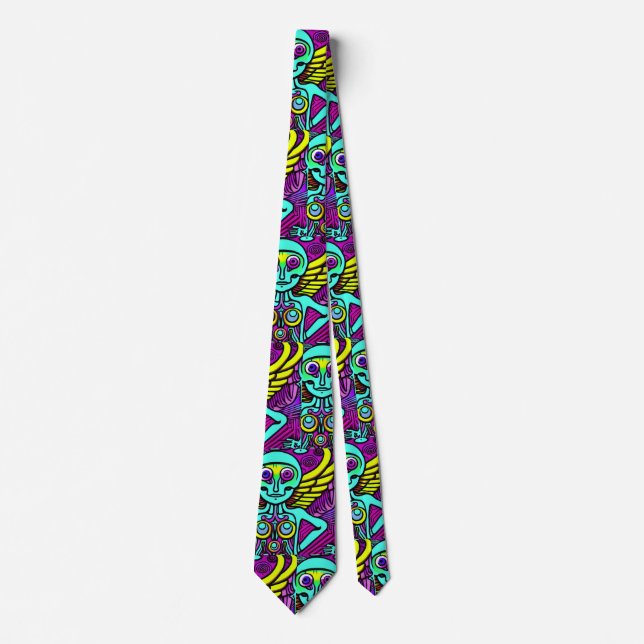 Corbata ángel sicodelico (Anverso)
