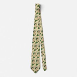 Corbata Ángel vintage de Pascua victoriano con flores