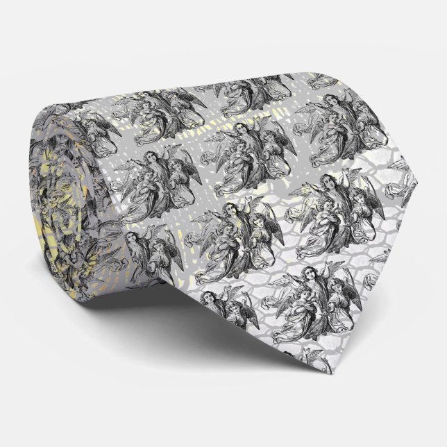 Corbata Ángeles En Las Nubes (Enrollado)