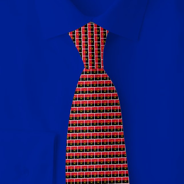 Corbata Angola Flag Brick Pattern (Subido por el creador)
