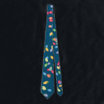 Corbata Ángulo de las luces navidades<br><div class="desc">Un arcoiris colorido de Navidades se ilumina en una cuerda enmarañada,  por supuesto.</div>