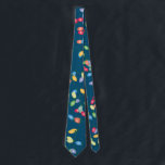 Corbata Ángulo de las luces navidades<br><div class="desc">Un arcoiris colorido de Navidades se ilumina en una cuerda enmarañada,  por supuesto.</div>