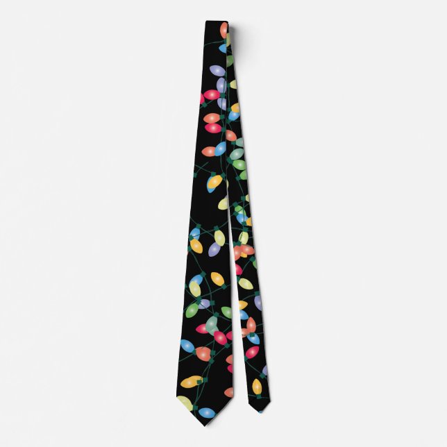 Corbata Ángulo de luces Navidades (Anverso)