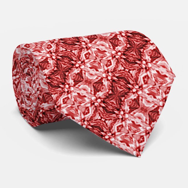 Corbata Anillo de cuello de vacaciones rojas (Enrollado)