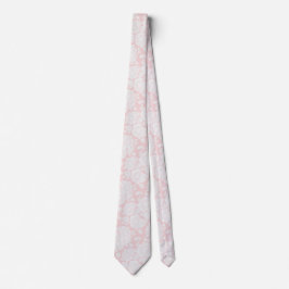 Corbata Anillo de cuello del Rosa floral blanco rosado de 