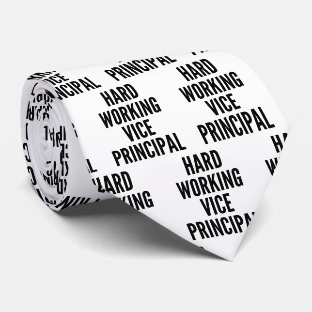 Corbata Anillo de cuello del vicecretor de trabajo duro (Enrollado)