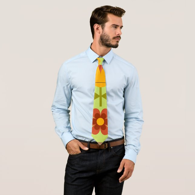 Corbata Anillo de cuello floral retro (In situ)