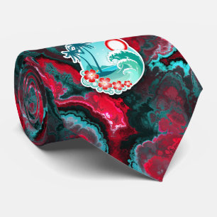 Corbata Anillo Fractal Art 3-16A