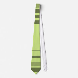 Corbata Anillo retro rayado de color verde oscuro