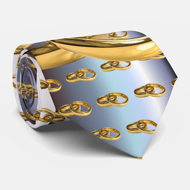 Corbata Anillos de bodas de la joyería (Enrollado)