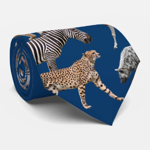 Corbata Animales africanos