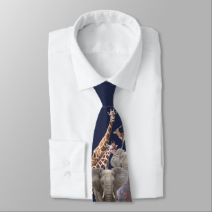 Corbata Animales africanos