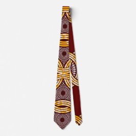 Corbata Ankara Kitenge Gold Groomsman Ties africanos