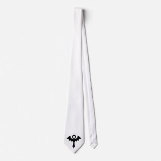 Corbata Ankh con alas de murciélago
