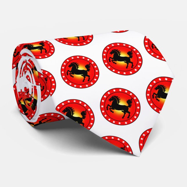 Corbata Año del Caballo (Enrollado)