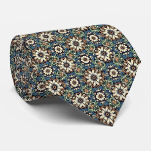 Corbata Año Turquesa, Azul Polvoriento, Salvia... Medallón